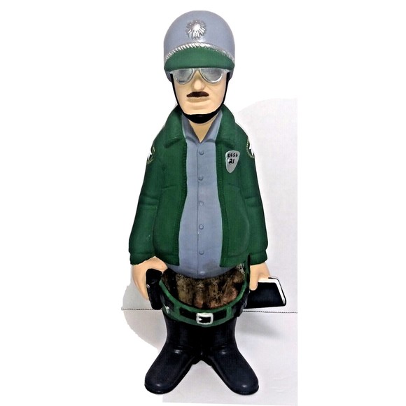 Unbranded Other - Vintage Police Cop Planter Ceramic Figure Deputy Sheriff Back the Blue OOAK 12"